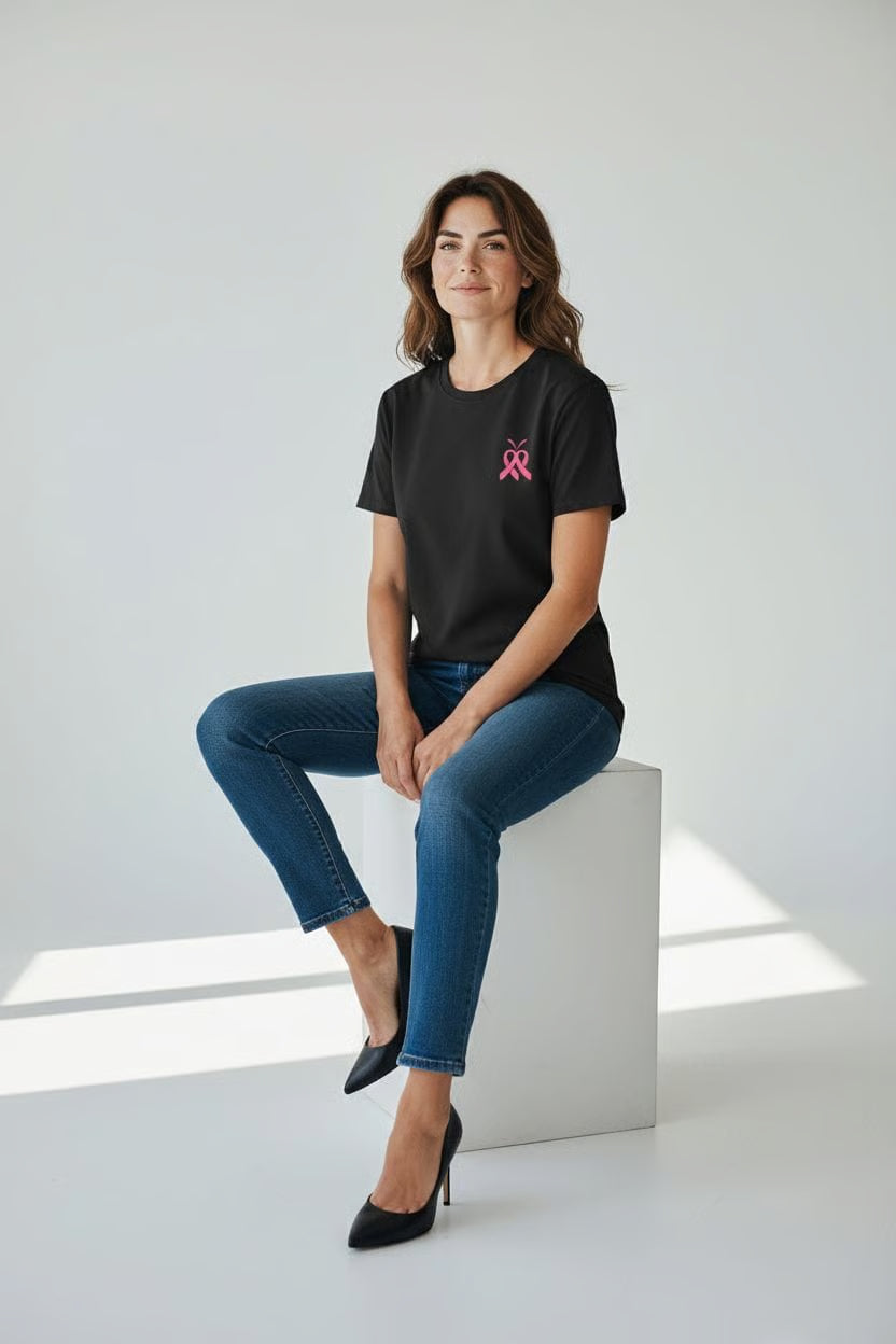 T-shirt – Cancro al seno (rosa)