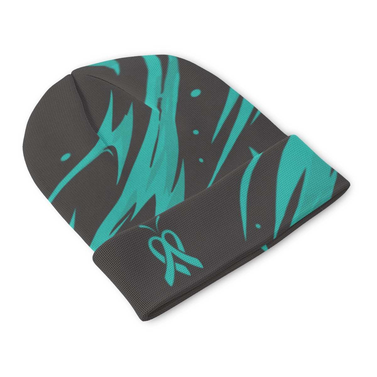 Bonnet Envol Gravity - Cancer de l'utérus (Bleu-Vert)