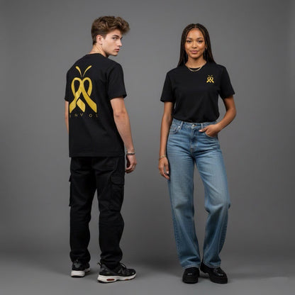 T-shirt - Cancro infantile (Giallo)
